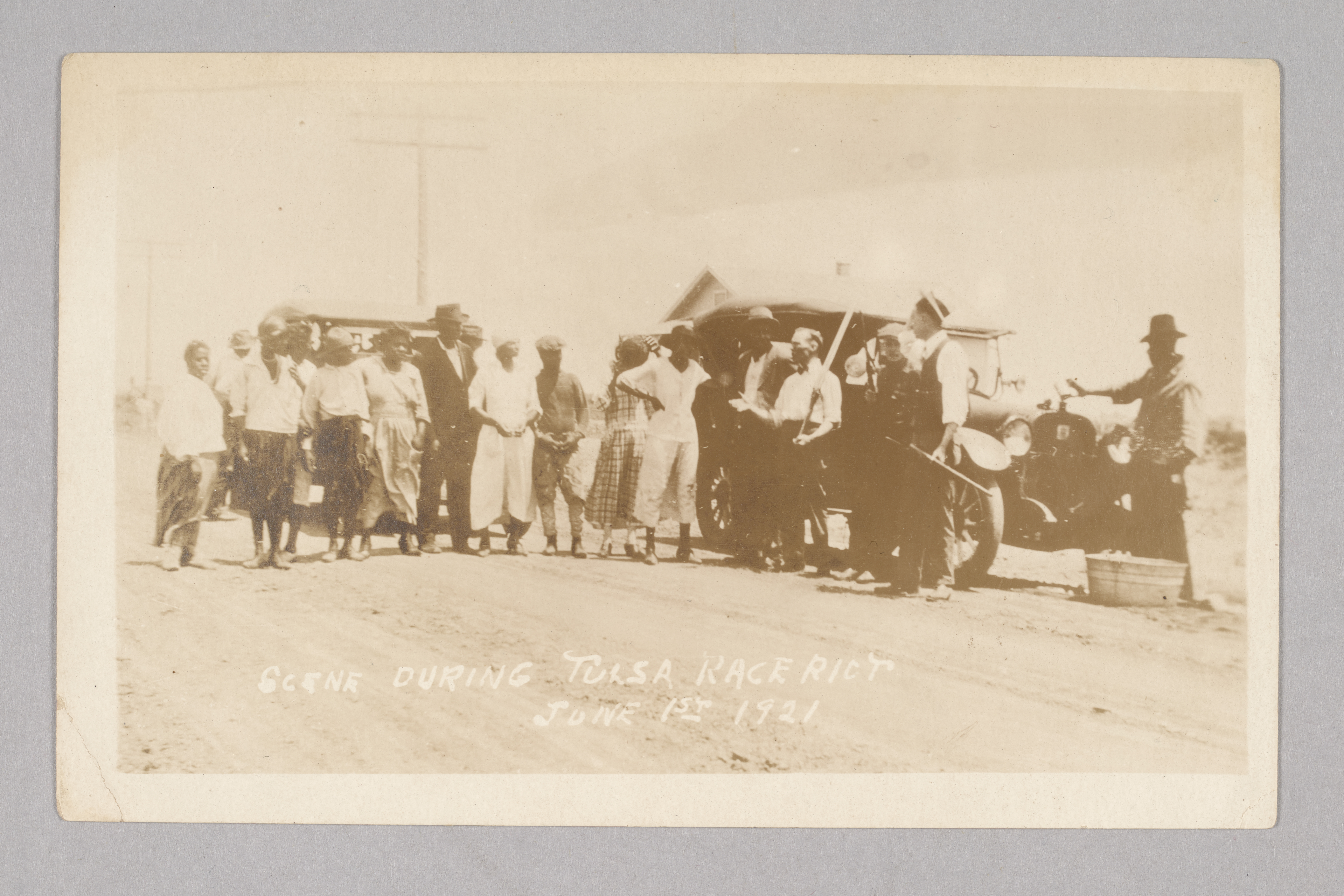<I>Scene from Tulsa Race Riot June 1st 1921</I>