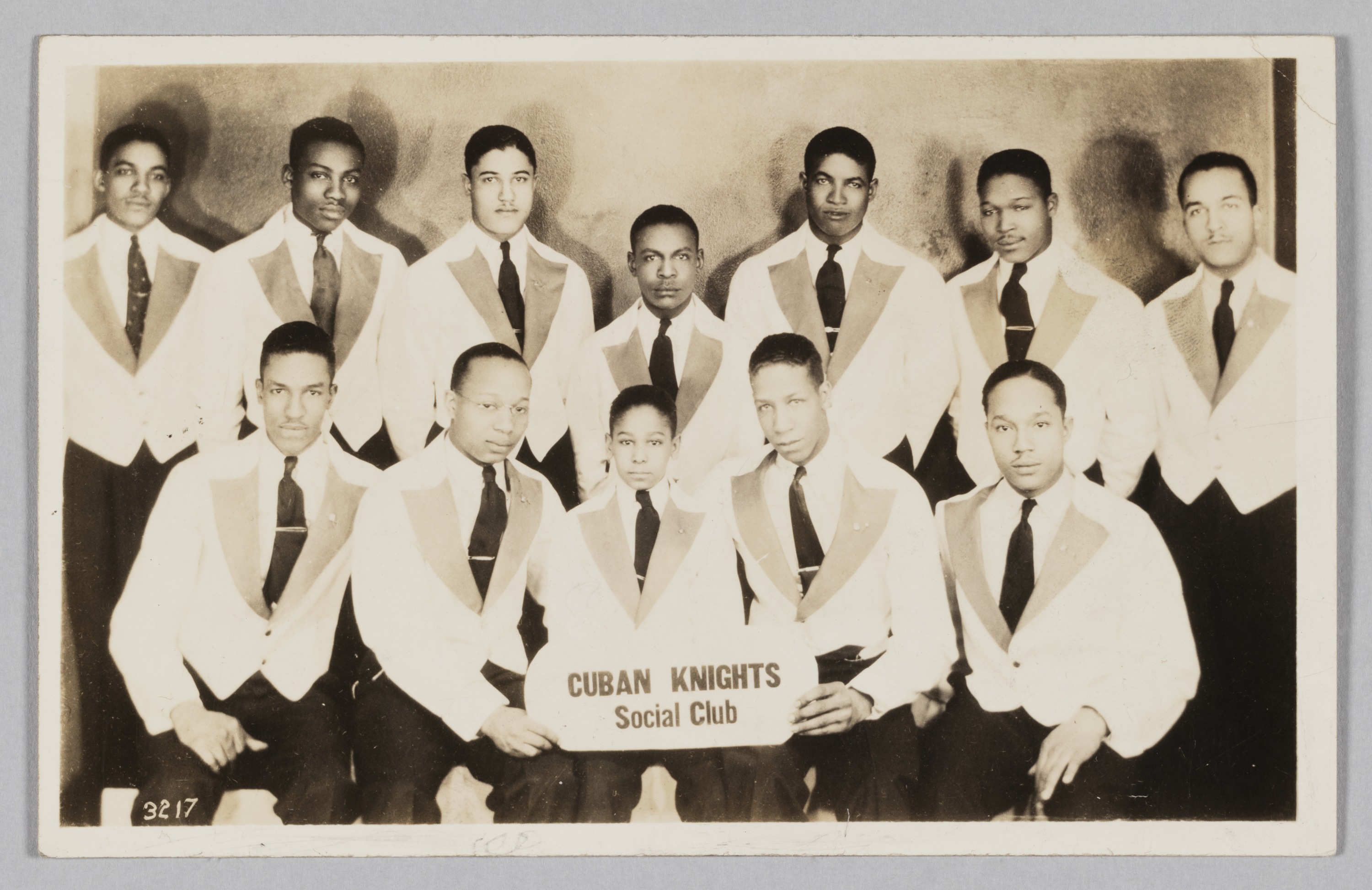 Photographic postcard of the Cuban Knights Social Club