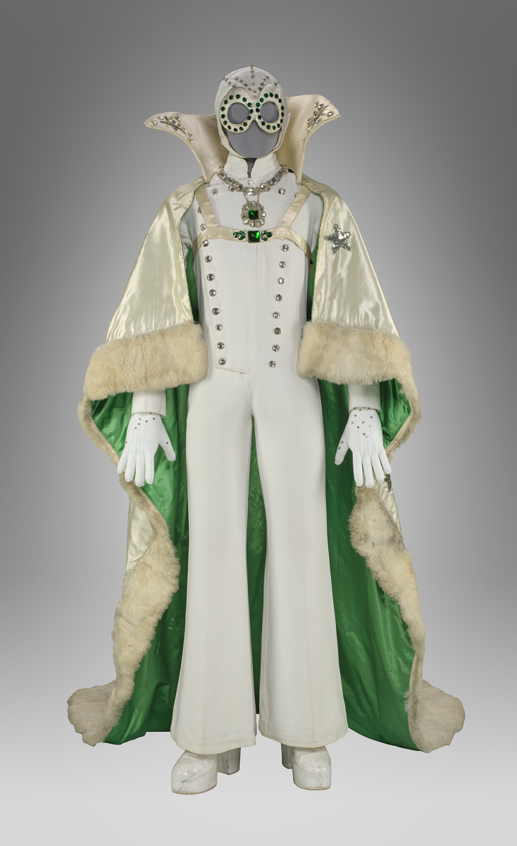 White platform boots for The Wiz costume worn by André De Shields