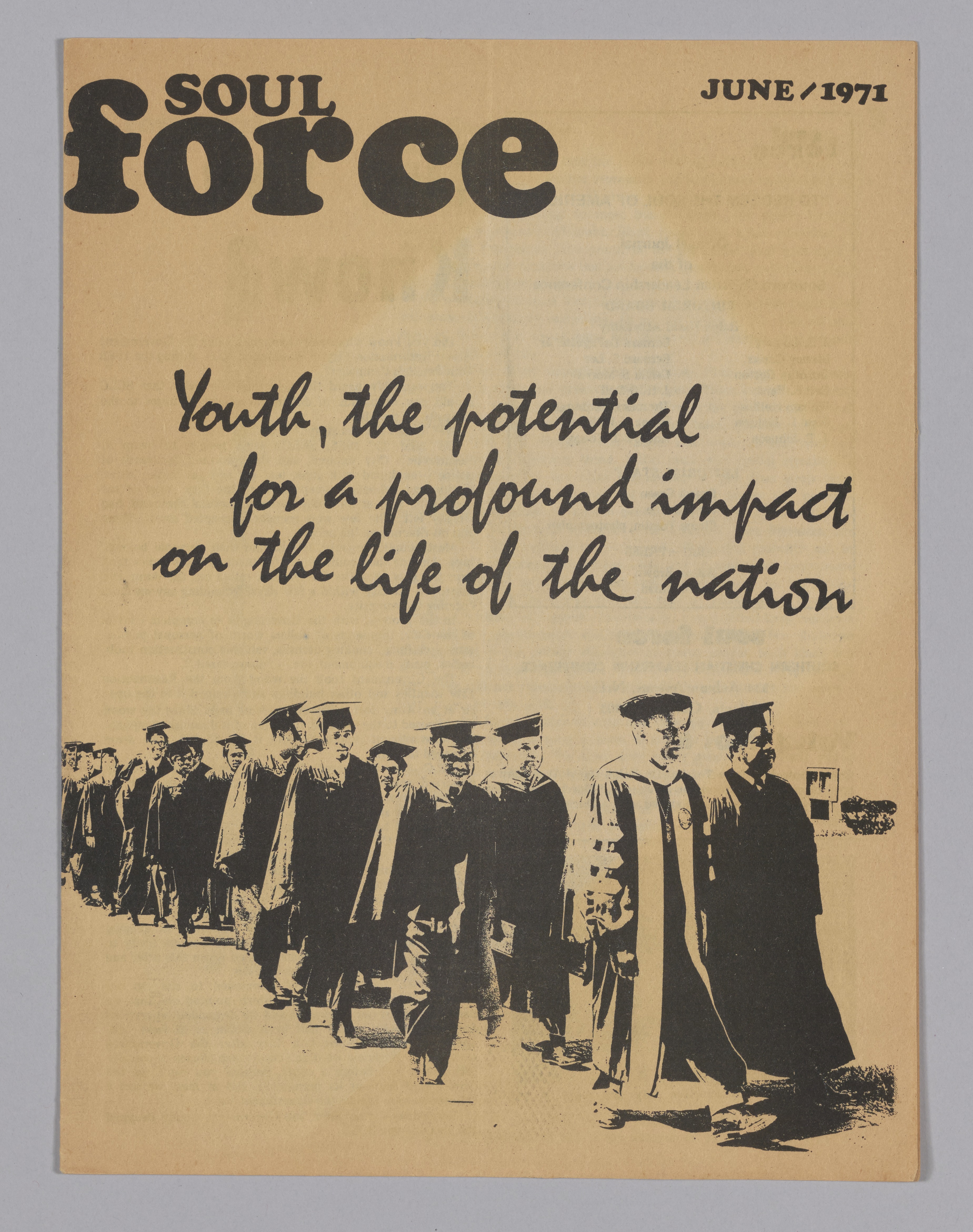 <I>Soul Force: Official Journal of the Southern Christian Leadership Conference vol. 4 no. 6</I>
