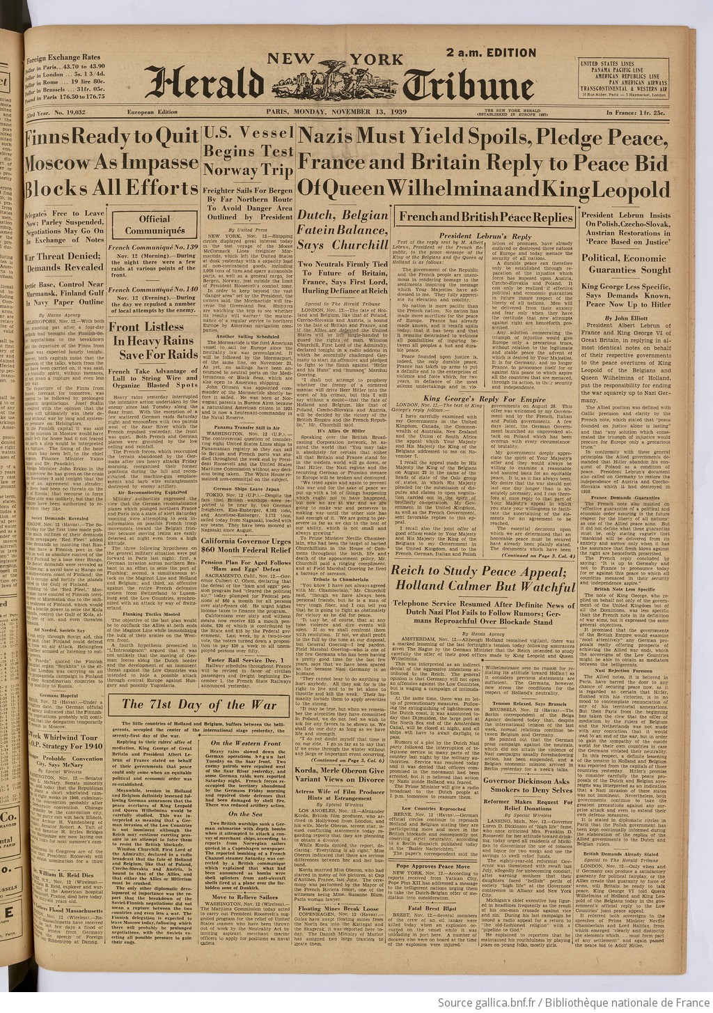 The New York herald tribune