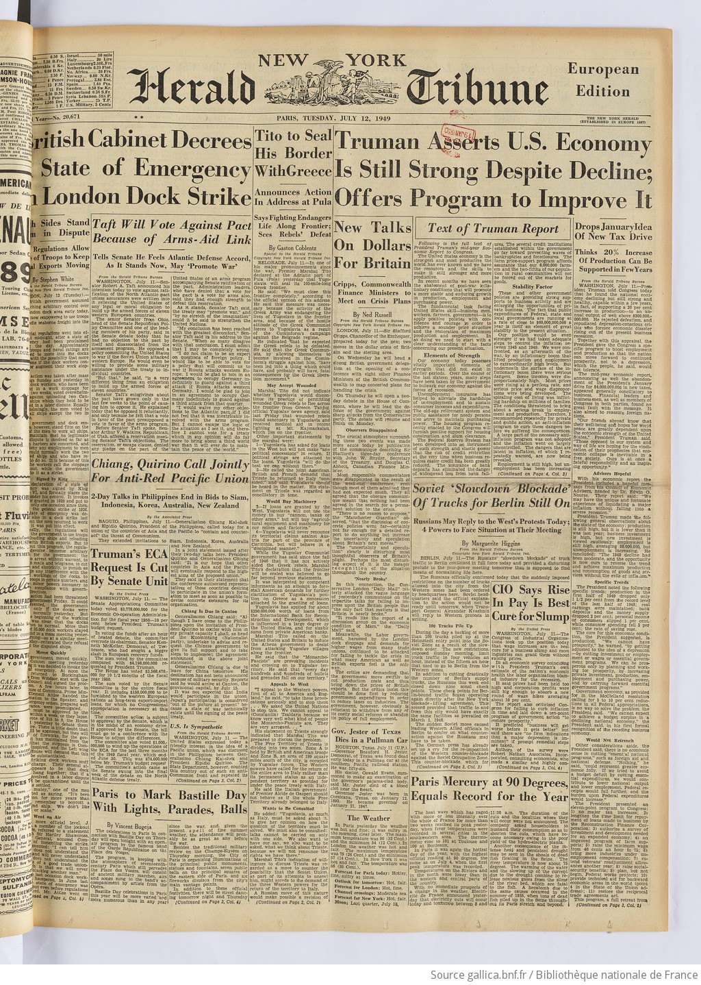 The New York herald tribune