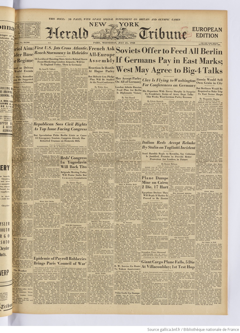 The New York herald tribune