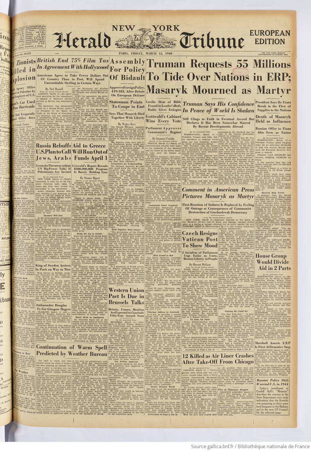 The New York herald tribune