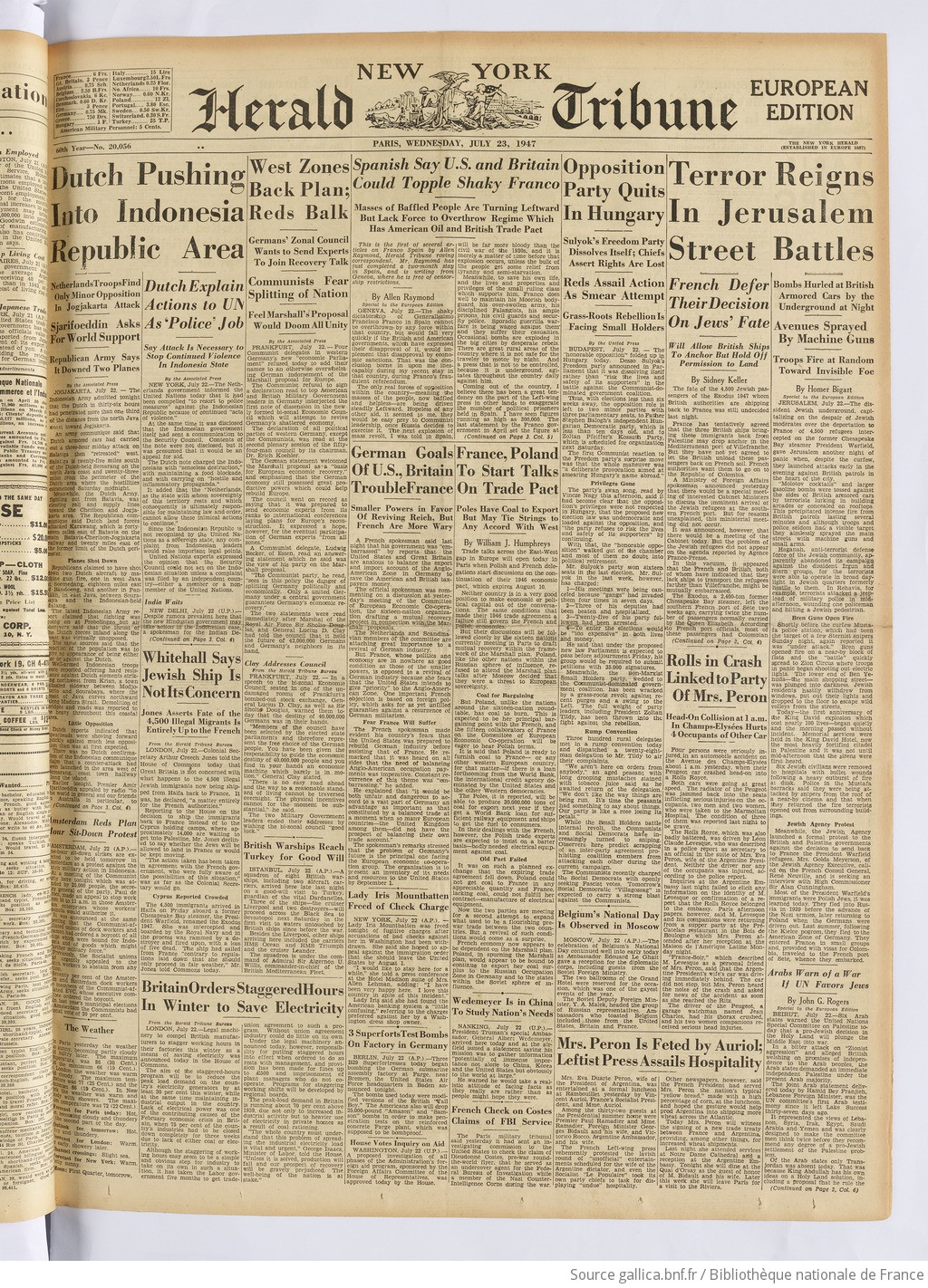 The New York herald tribune