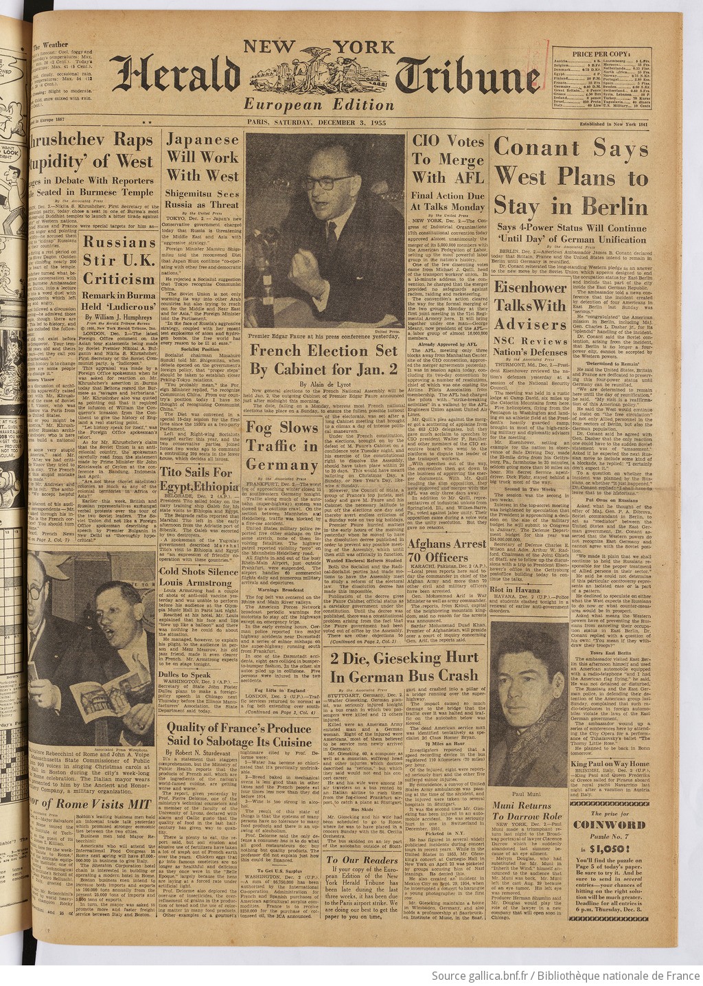 The New York herald tribune