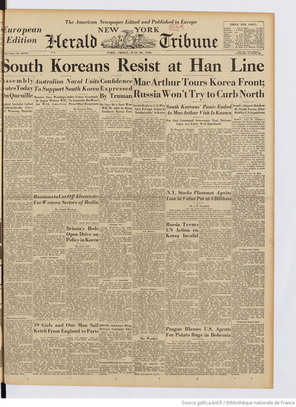 The New York herald tribune