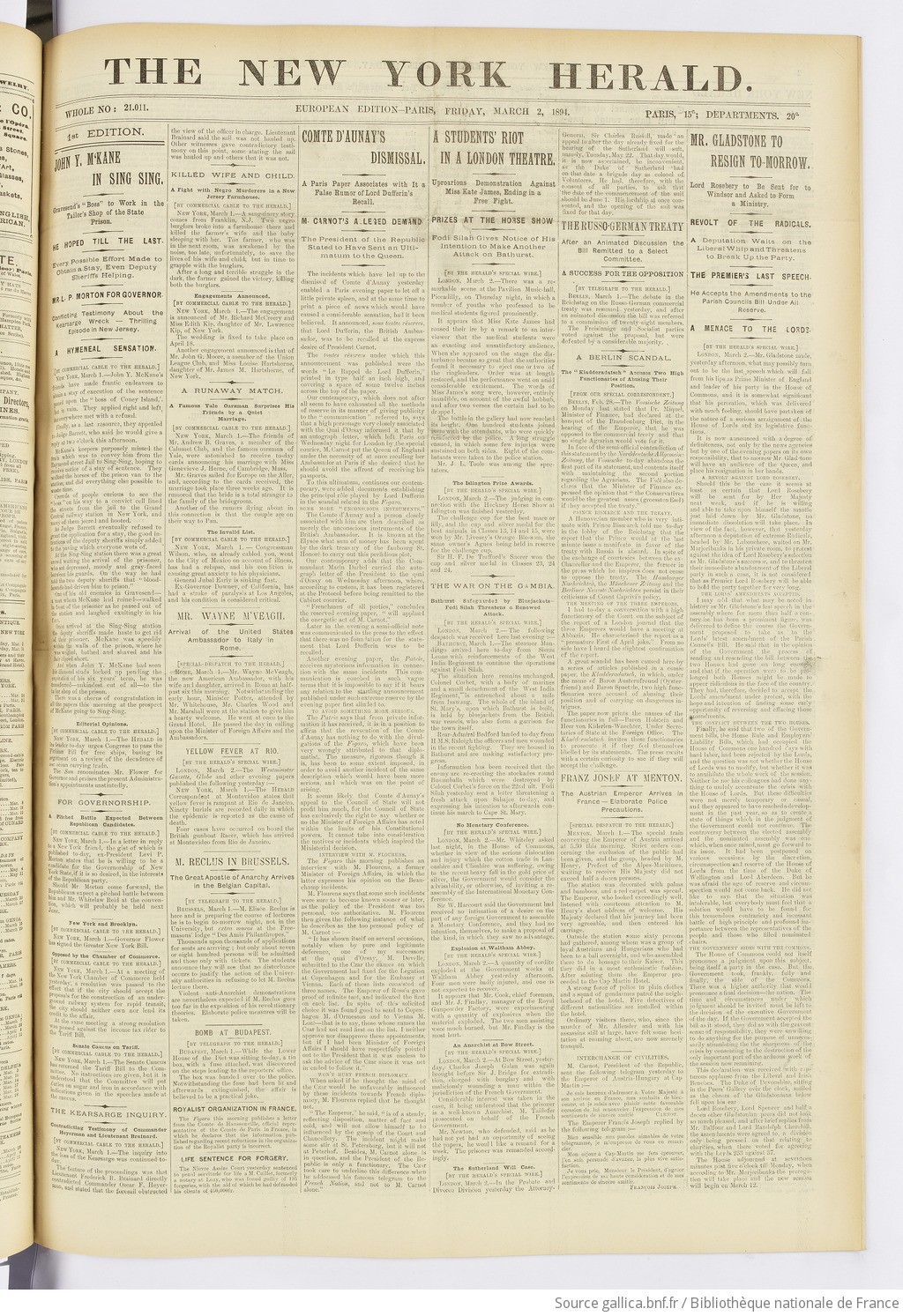 The New York herald