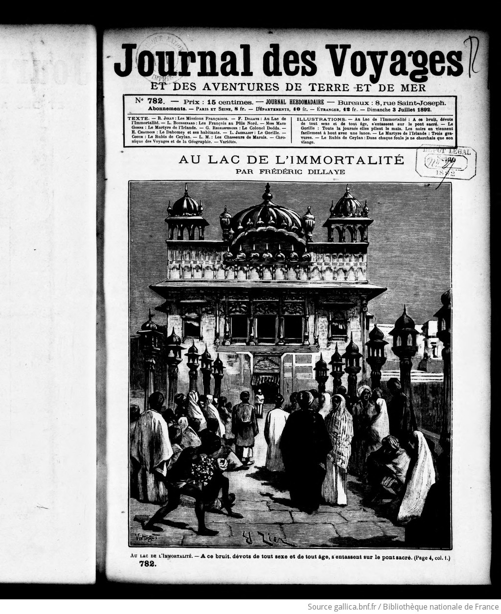 Journal des voyages et des aventures de terre et de mer