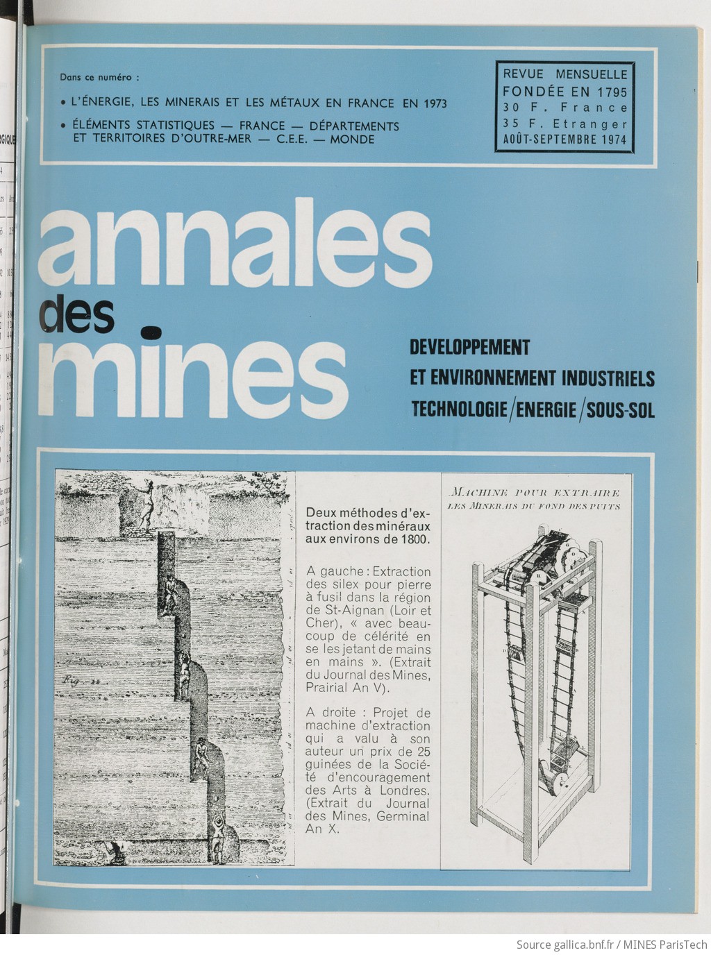 Annales des mines